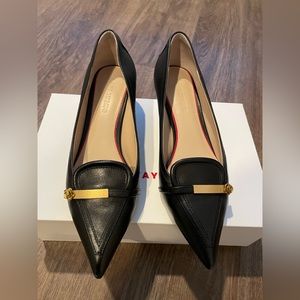 Ep yaying black rose kitten heel